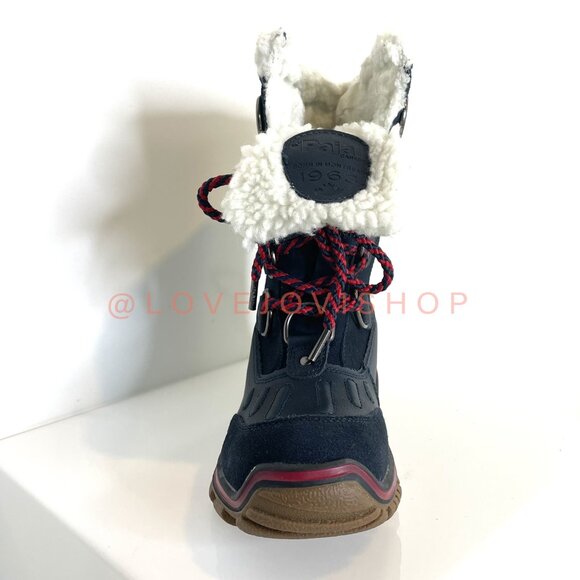 Utility | NWOT Pajar Suede Winter Boots | Weatherized | Navy Shearling Cabincore - Picture 4 of 13